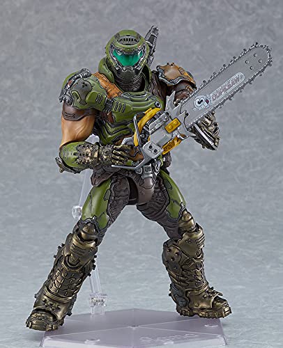 Doom Slayer figma chainsaw accessory showcases detailed sculpt and play options.