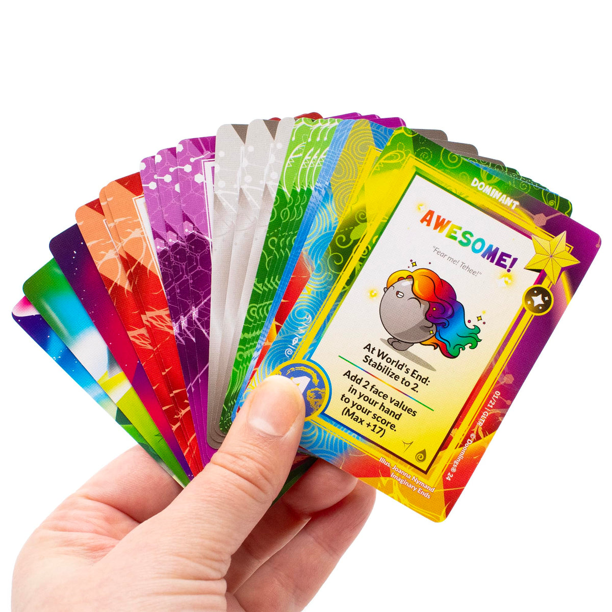 Doomlings Mystery holofoil card adds collectible sparkle and variety.