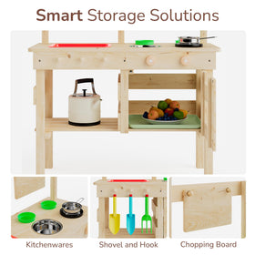 Doowroodni pretend stove enhances imaginative cooking play during outdoor adventures
