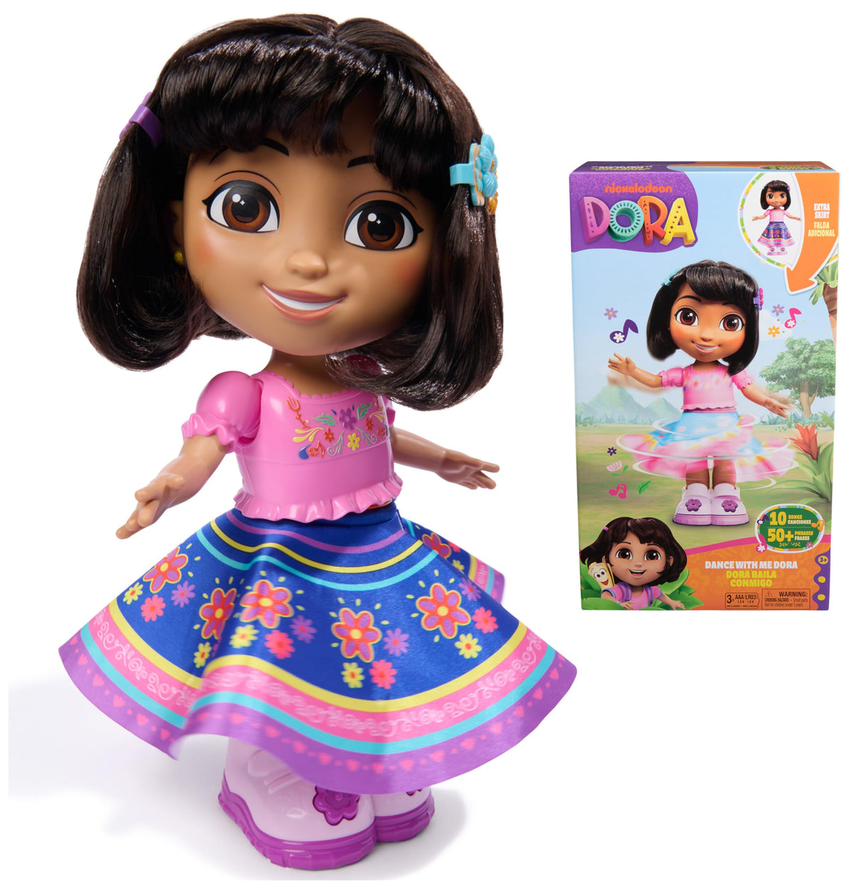 DORA Dance with Me Dora: flower on shoes activates dancing and phrases