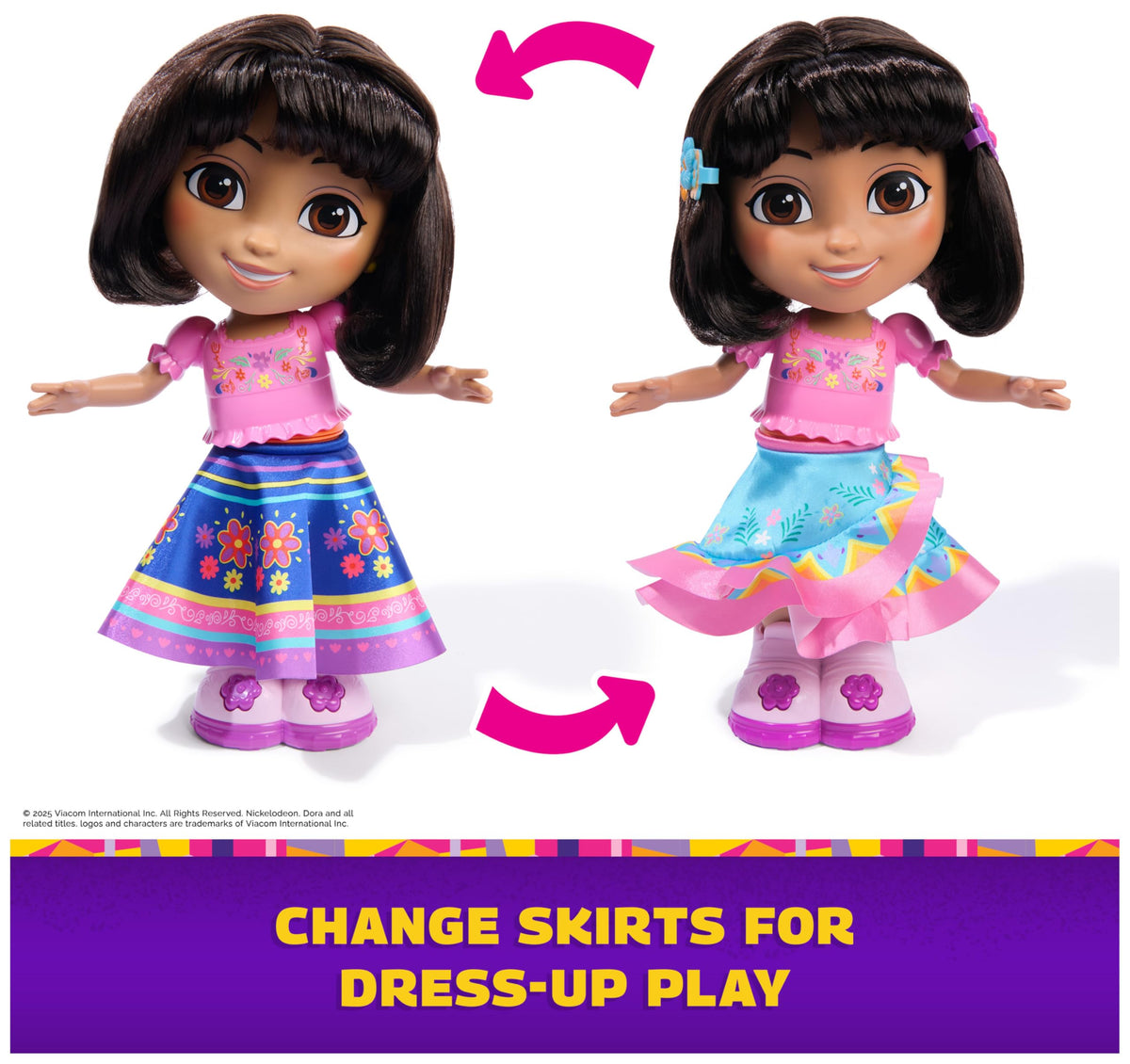 DORA Dance with Me Dora hair ready for brushing