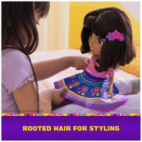 DORA Dance with Me Dora includes doll, skirts, barrettes, and card