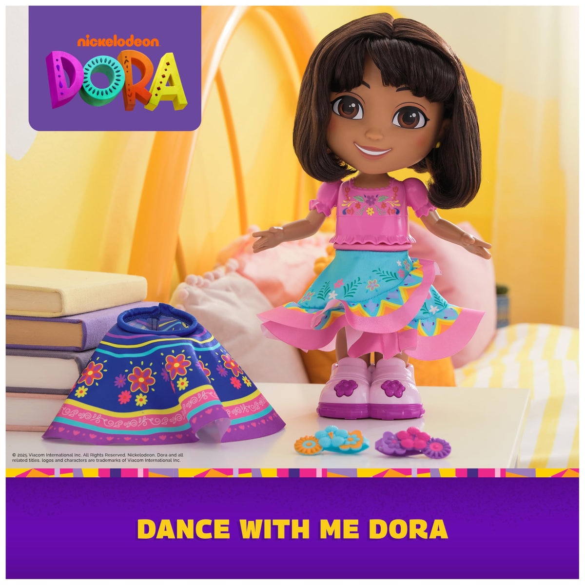 DORA Dance with Me Dora with two skirts for mix-and-match outfits
