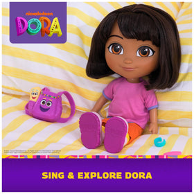 DORA doll with movable limbs ready for sit-and-stand adventures.