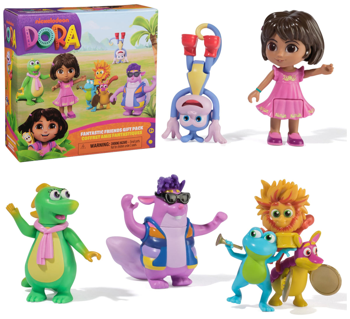 Dora figure from the Fantastic Friends Pack for imaginative storytelling.