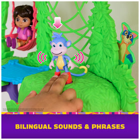 Dora living room with sound pedal activates phrases