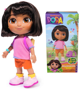 DORA Sing & Explore Dora doll with interactive music for imaginative play.