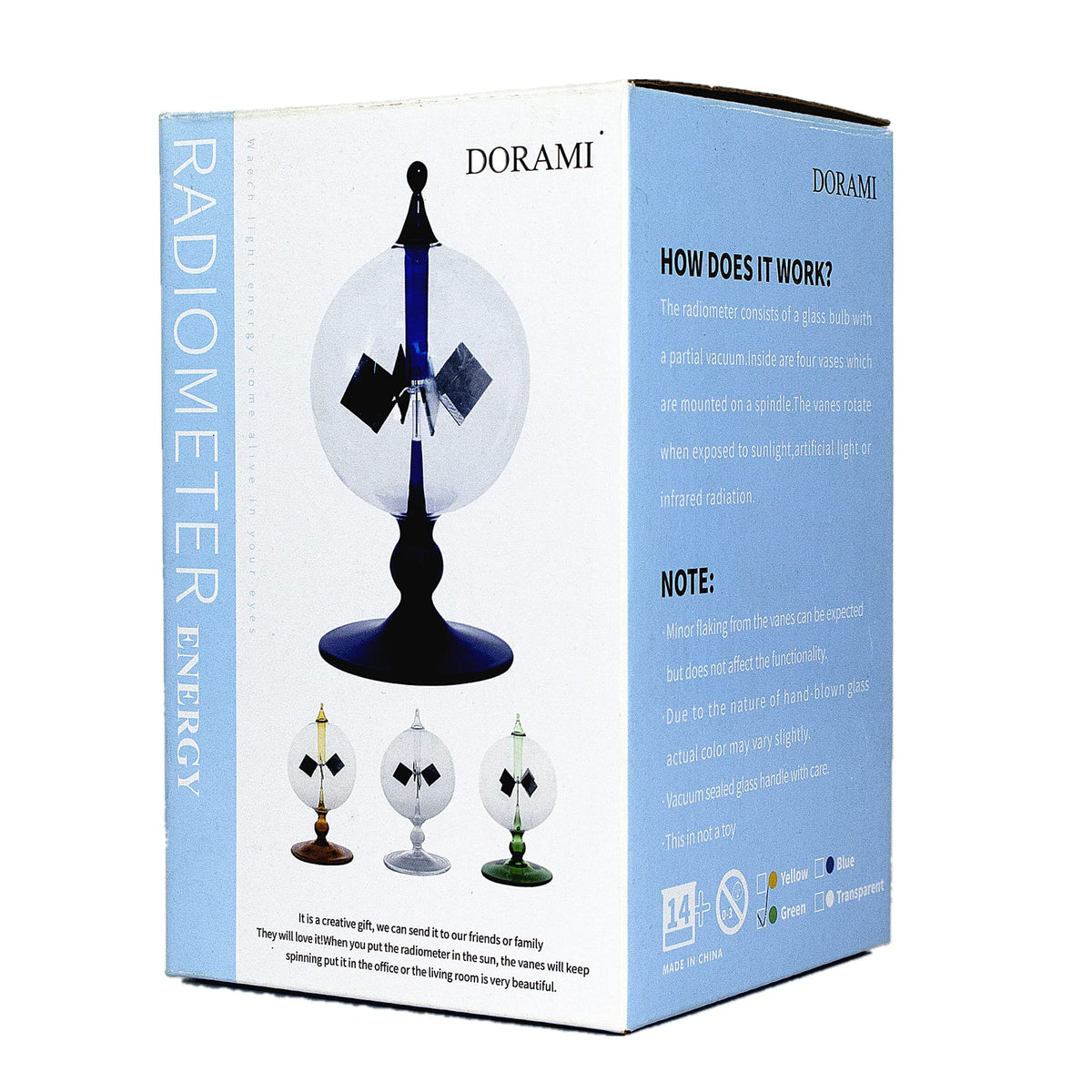 DORAMI educational physics tool demonstrates light and motion concepts.