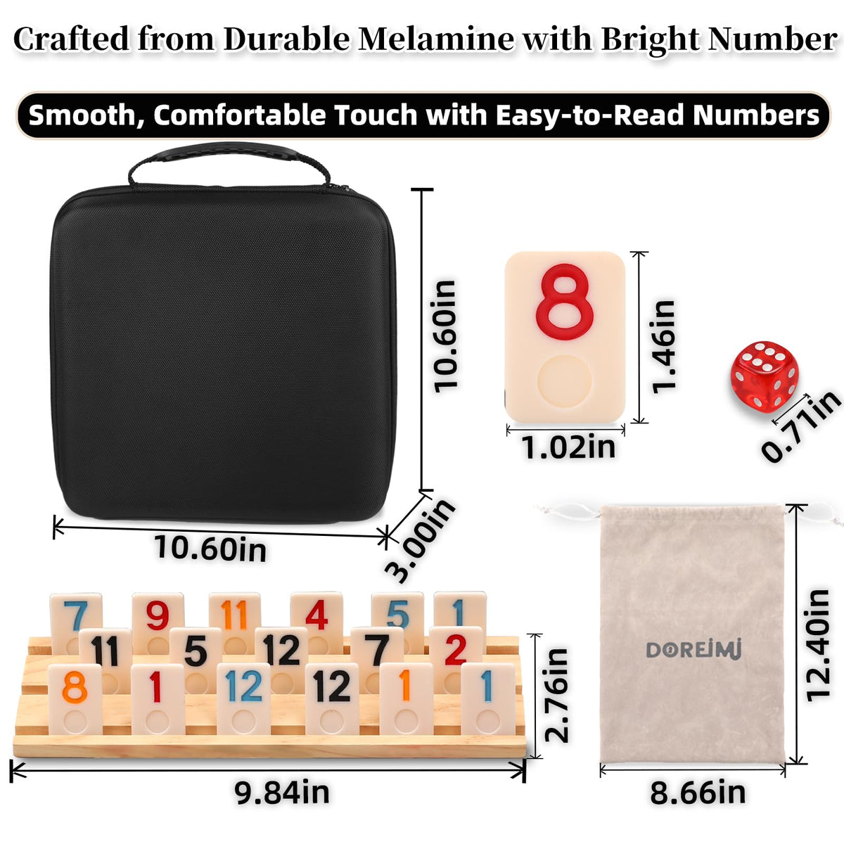 Doreimi anti-slip racks with soft felt bottoms protect surfaces from scratches