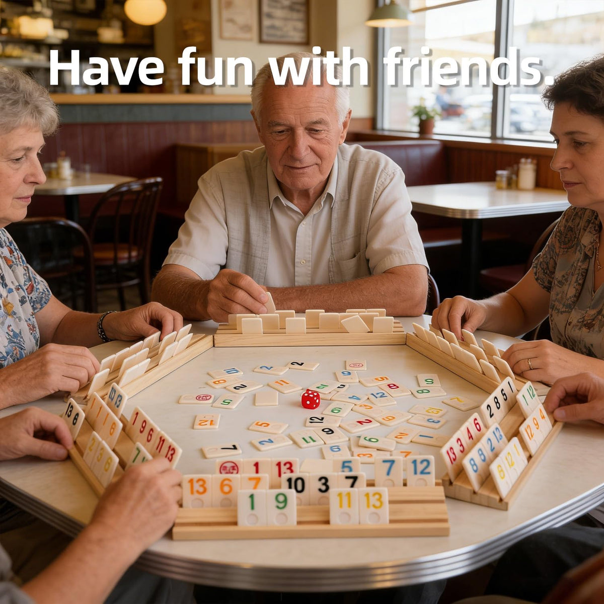 Doreimi cognitive-friendly setup for social evenings and family gatherings.