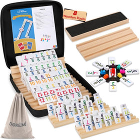 Doreimi Mexican Train domino tiles are vibrant for family game night.
