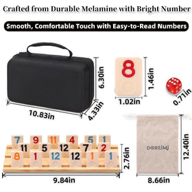 Doreimi soft felt-bottom racks protect surfaces during play