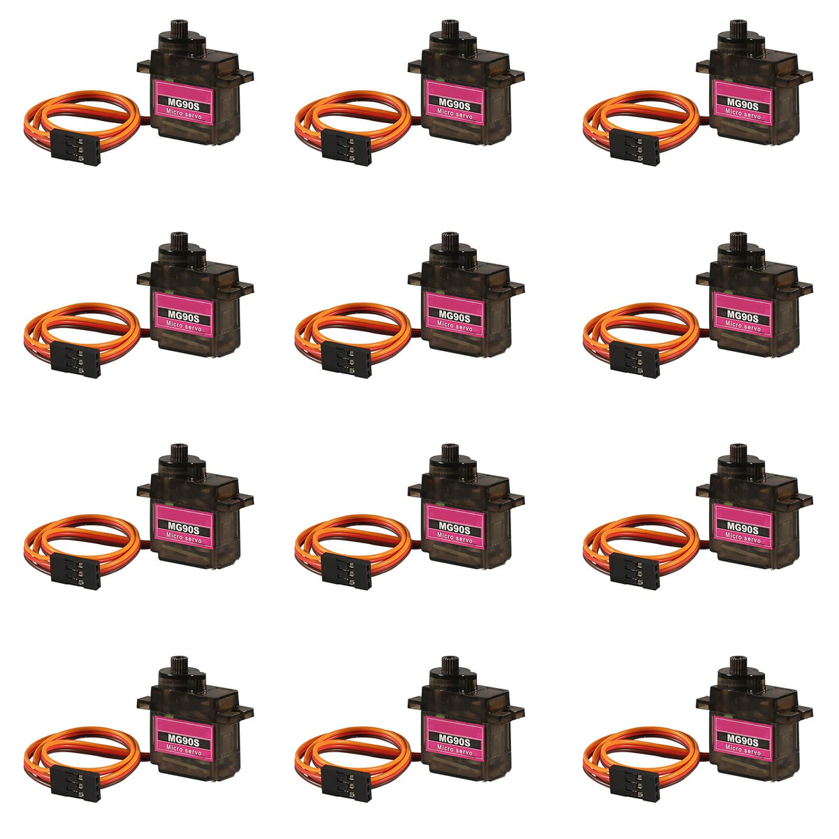 DORHEA MG90S 360° servo close-up for precise micro movement.