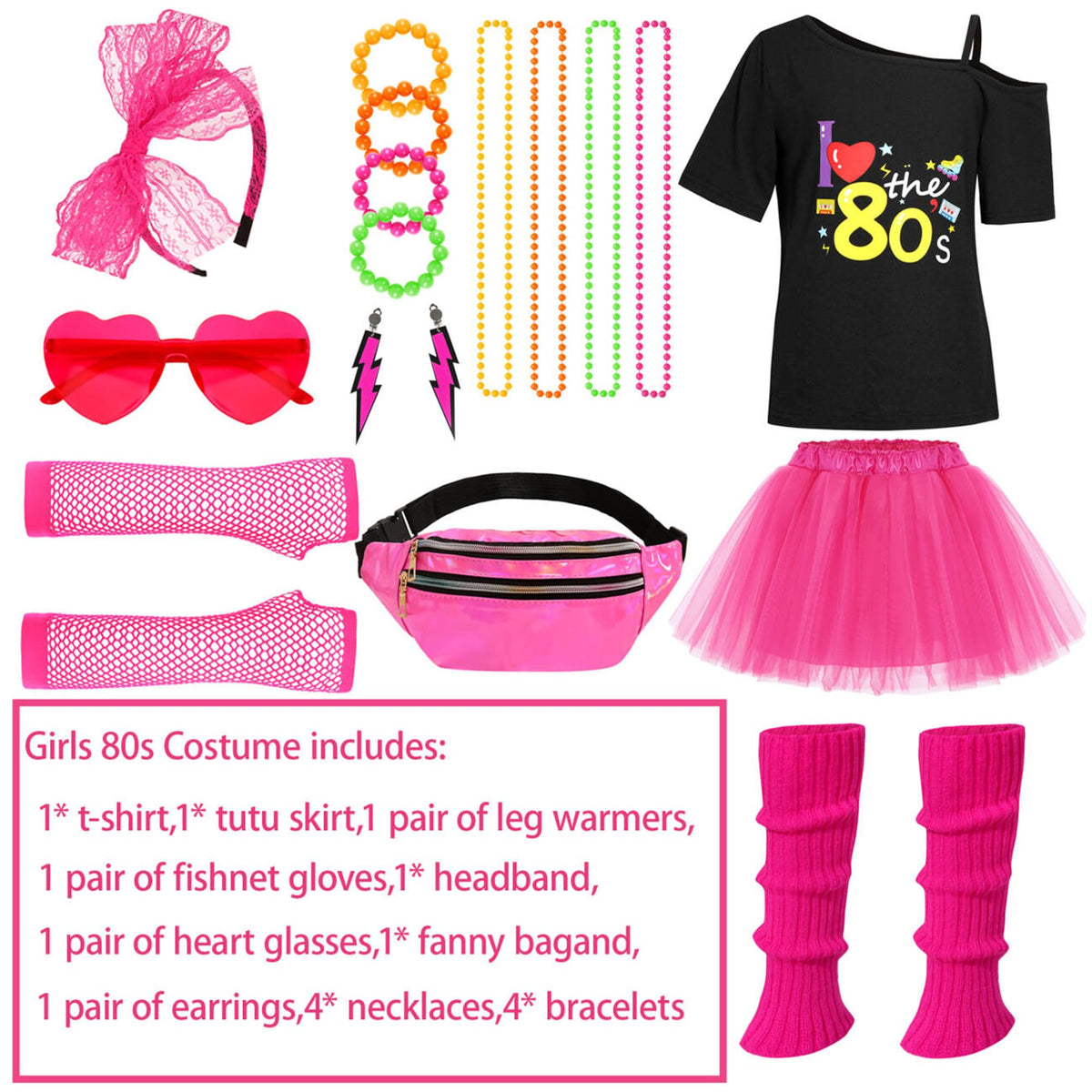 Dormstop 80s tutu skirt with adjustable waist for growing kids