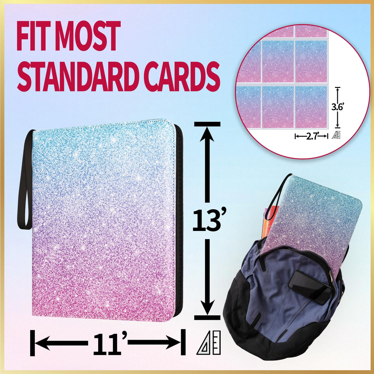 Dosanlues durable material and stitching protect cards from drops and wear.