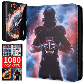 Dosanlues football card binder front cover for stylish display and protection.