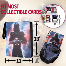 Dosanlues binder zip closure keeps cards secure during transport.