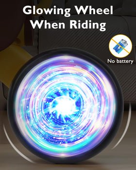 Doselie balance bike tail button emits soft music to encourage movement.