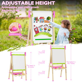 Doselie easel height adjustable to grow with children