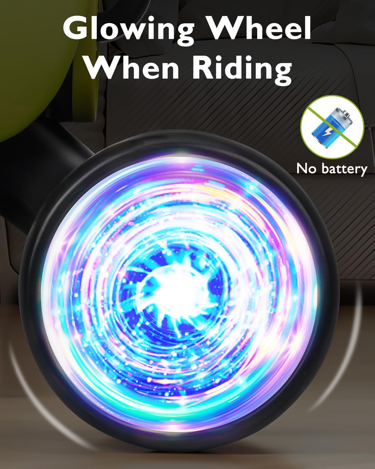Doselie glow wheel bike music panel adds engaging sounds for joyful learning