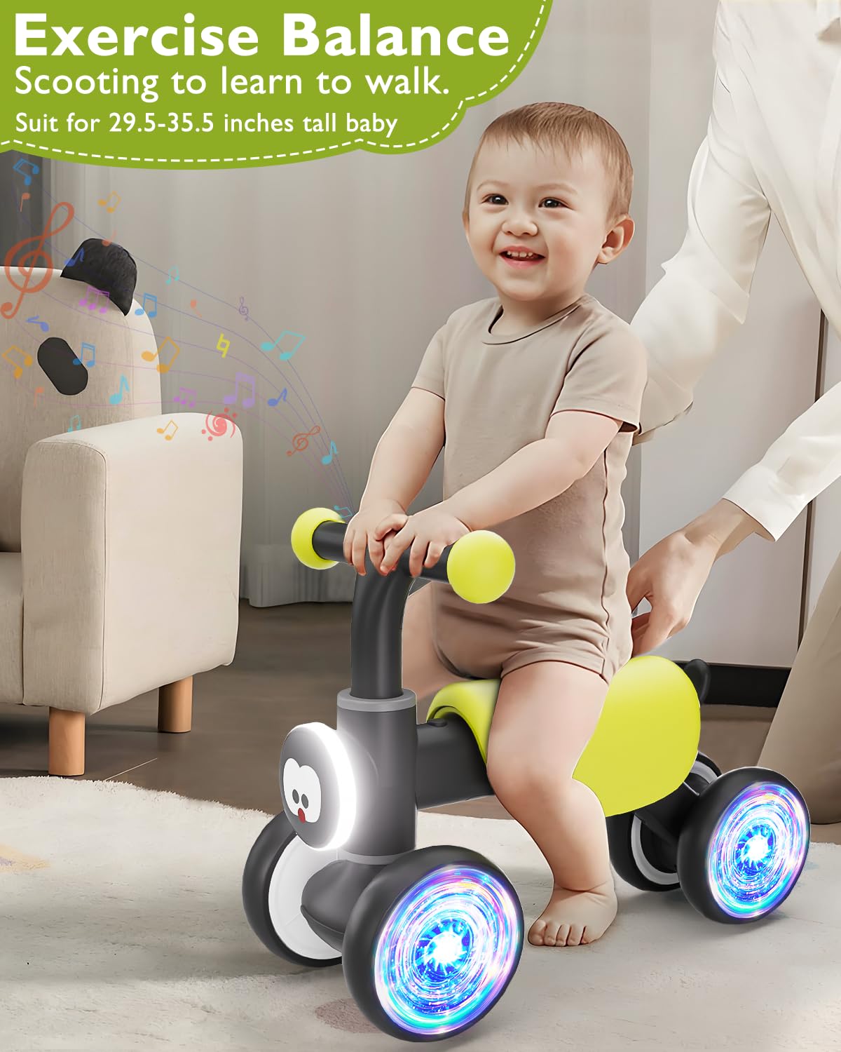 Doselie low center of gravity promotes steady, balanced practice