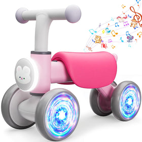 Doselie toddler balance bike with glow wheels for engaging, safe play.