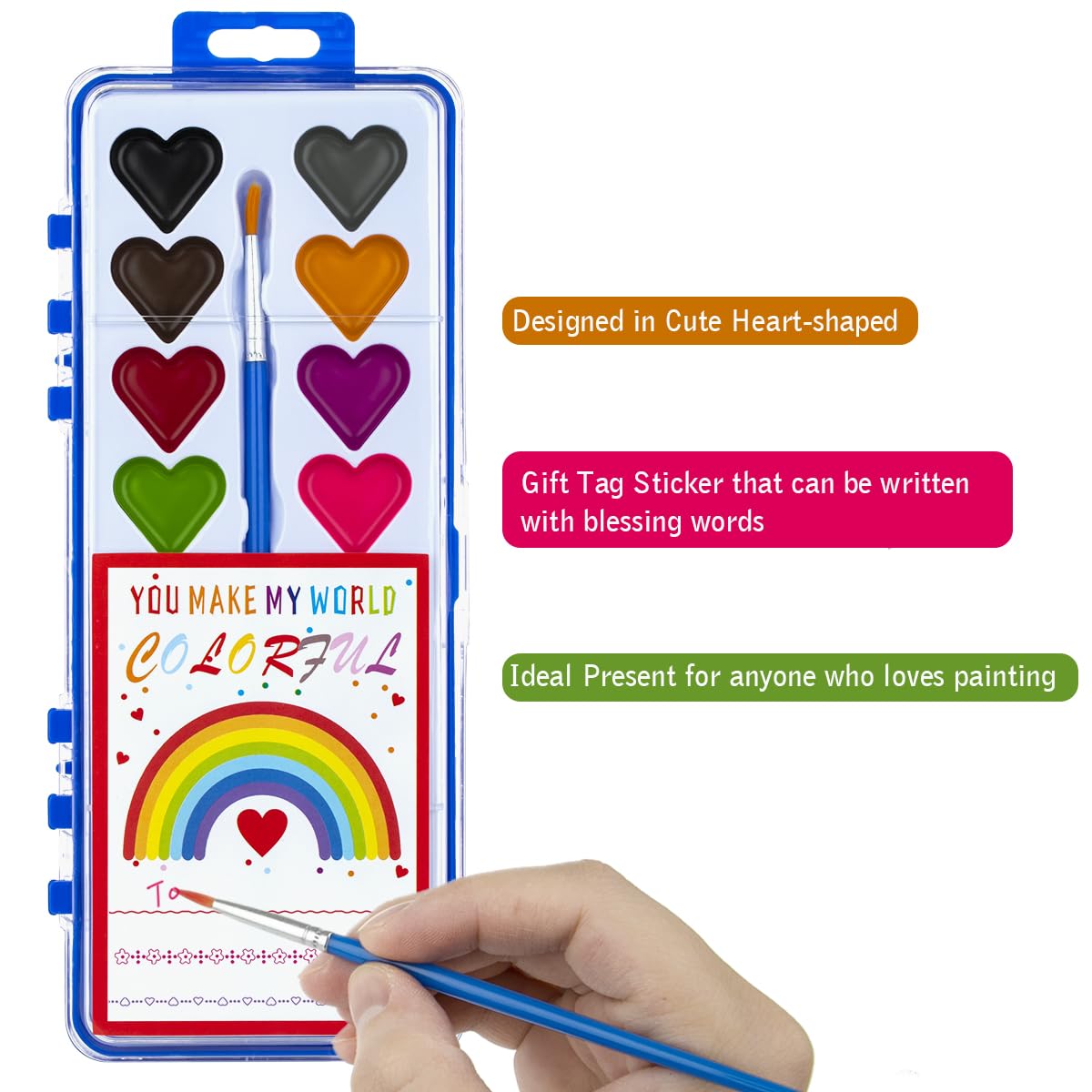 DOSEWART compact watercolor kit for on-the-go creativity and travel