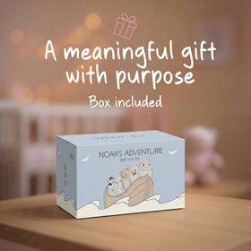 Doshibu Noah's Ark waterproof storybook invites reading on bath days.