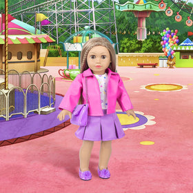 DOTVOSY headband and eyelash brush finishing touches for dolls