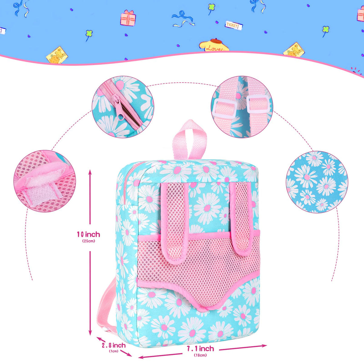 DOTVOSY Daisy-doll-face-rotating-eyes adds lifelike charm for story time