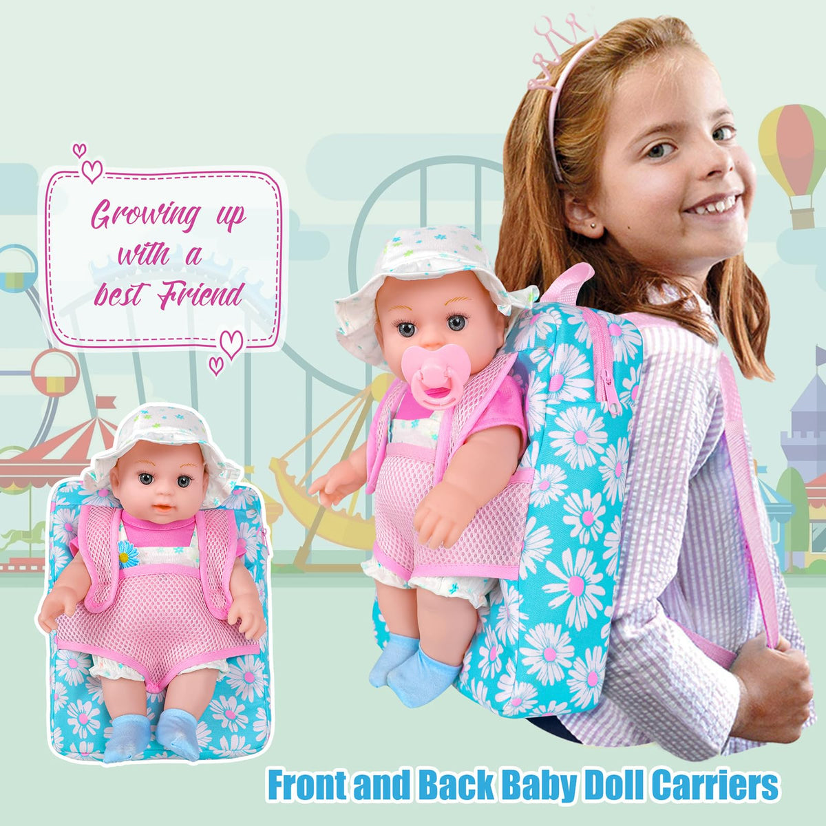 DOTVOSY Doll-bottle-nipple-set supports nurturing role-play