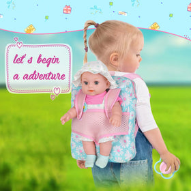 DOTVOSY Pink-hanky-diaper detail for caring moments with the doll