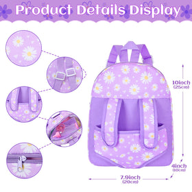 DOTVOSY purple hanky and accessories add colorful doll outfitting detail.
