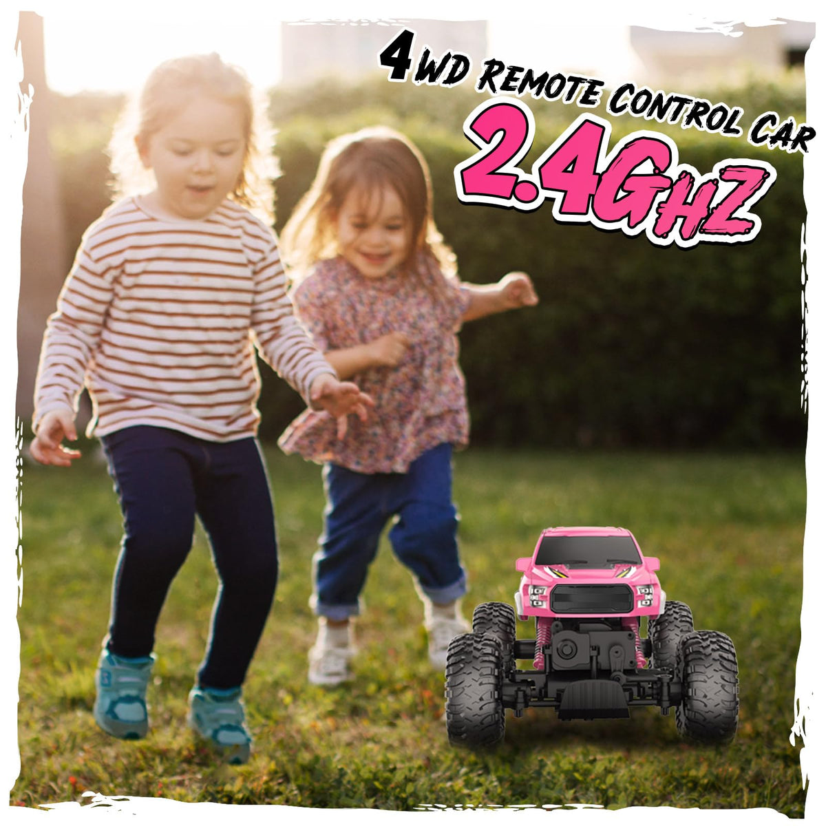 Gift-ready packaging for the Double E Raptor F150 RC Car for birthdays.