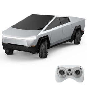 Double E 1:16 RC car front view showing compact, sturdy design for indoor fun.