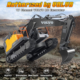 DOUBLE E Volvo rechargeable battery powers extended outdoor play sessions