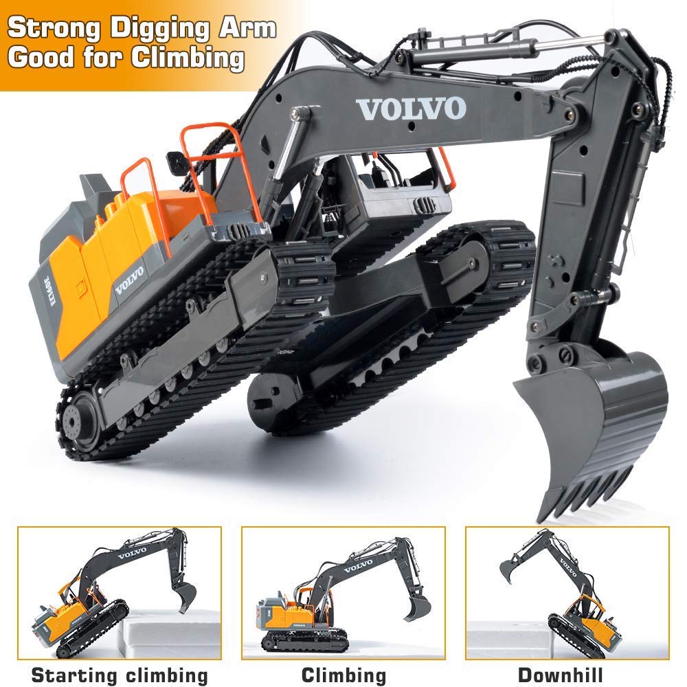 DOUBLE E Volvo excavator cab rotates through 660 degrees for dynamic positioning