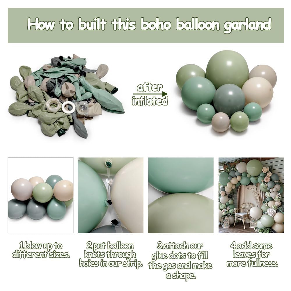 Double Layer Balloon cream white and beige balloons add soft, elegant touches.