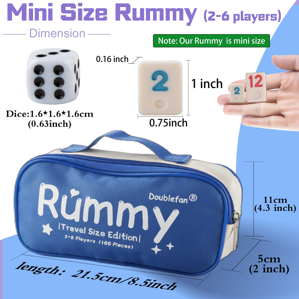 Doublefan canvas bag for secure travel and storage of tiles