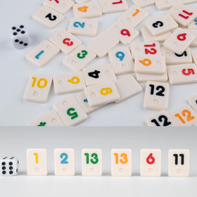 Family game night with Doublefan Rummy Cube on a cozy table
