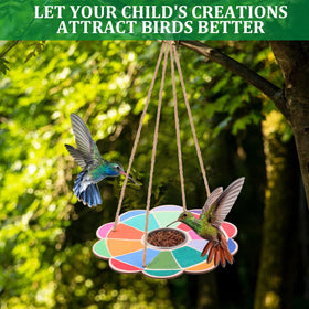 DoubleFill 60-pcs bird feeder craft kit inspires home creativity