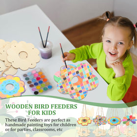 DoubleFill bird feeder craft kit measures 6.1 inches for proper scale.