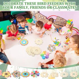 DoubleFill bird feeder craft kit wooden materials inspire hands-on learning.