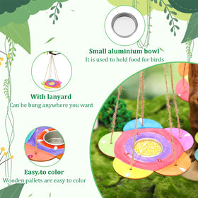 DoubleFill bird feeder hanging rope enables easy outdoor display.