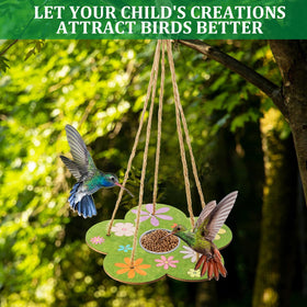 DoubleFill hemp rope kit, secure hanging feeders for backyard birds