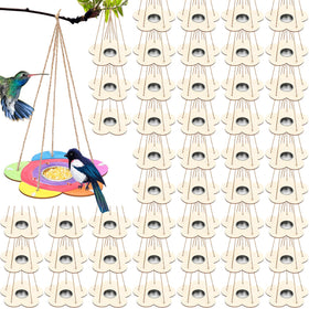 DoubleFill bird feeder wooden tray for painting and nature observation.