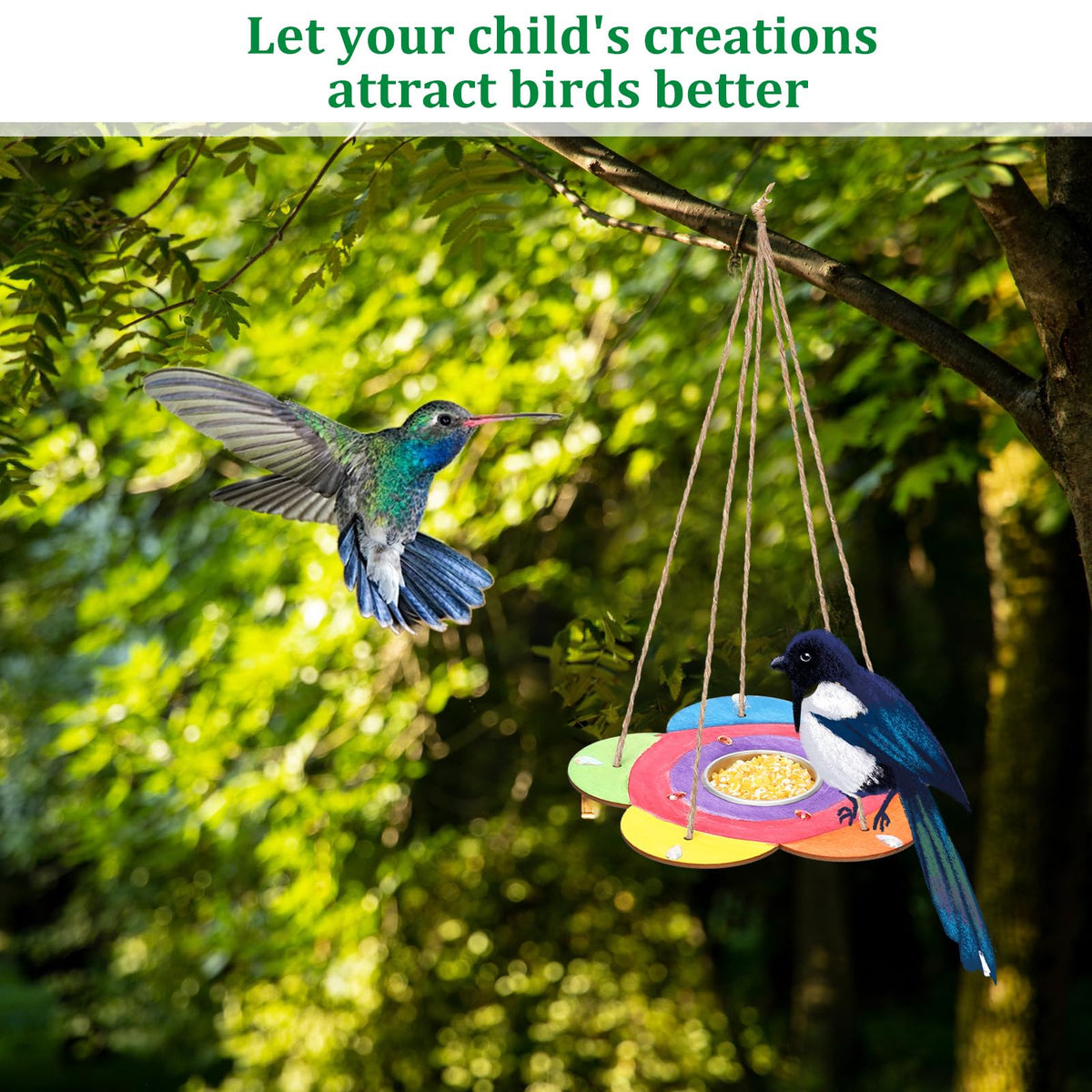DoubleFill bird-watching craft kit makes a thoughtful gift.