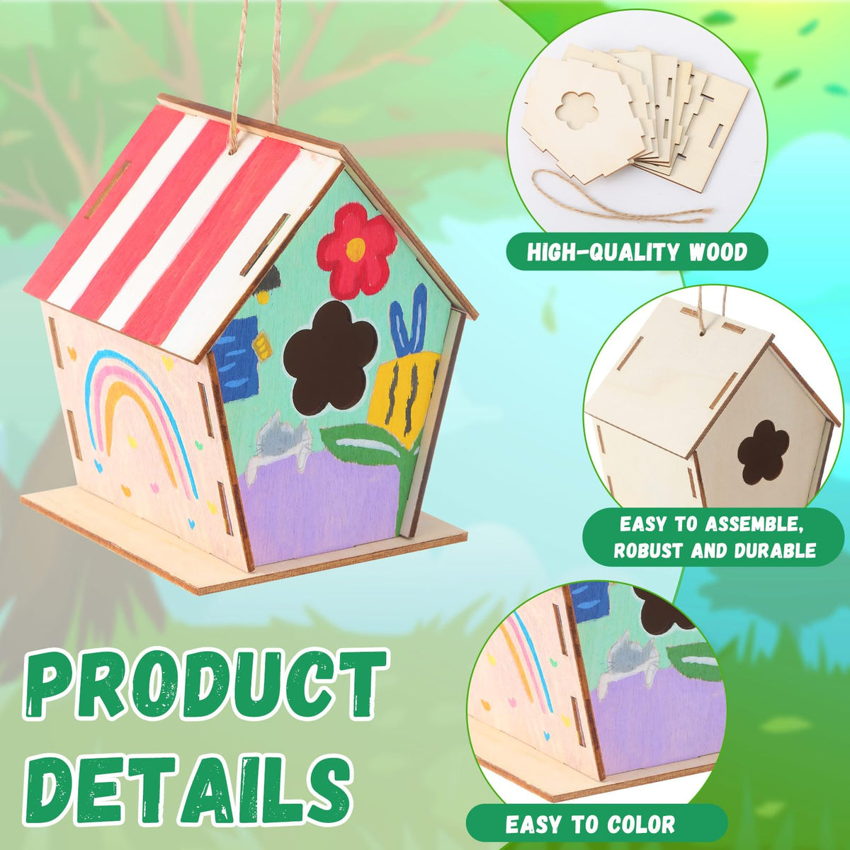 DoubleFill birdhouse crafting for kids inspires imagination and shared play.