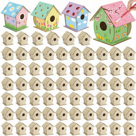 DoubleFill birdhouse design A shown, ideal for kids' DIY crafts and imaginative decorating.