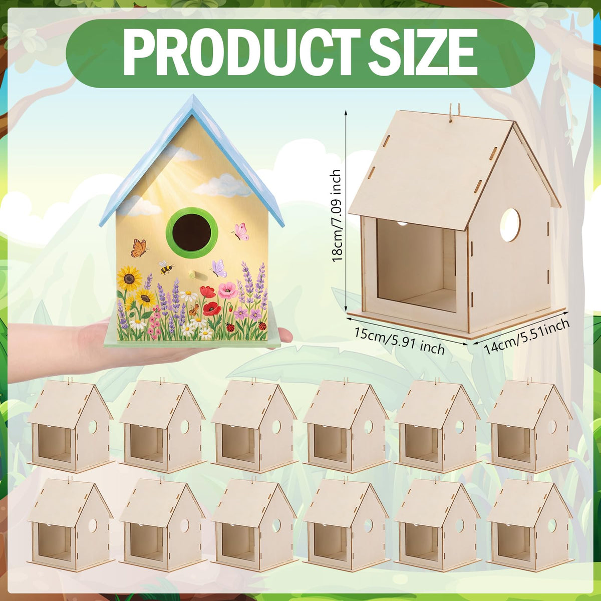 DoubleFill child-friendly craft kit designed for painting and decorating feeders.